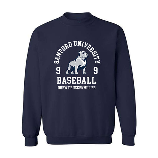 Samford - NCAA Baseball : Drew Druckenmiller - Classic Fashion Shersey Crewneck Sweatshirt-0