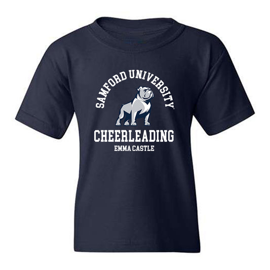 Samford - NCAA Cheerleading : Emma Castle - Classic Fashion Shersey Youth T-Shirt-0