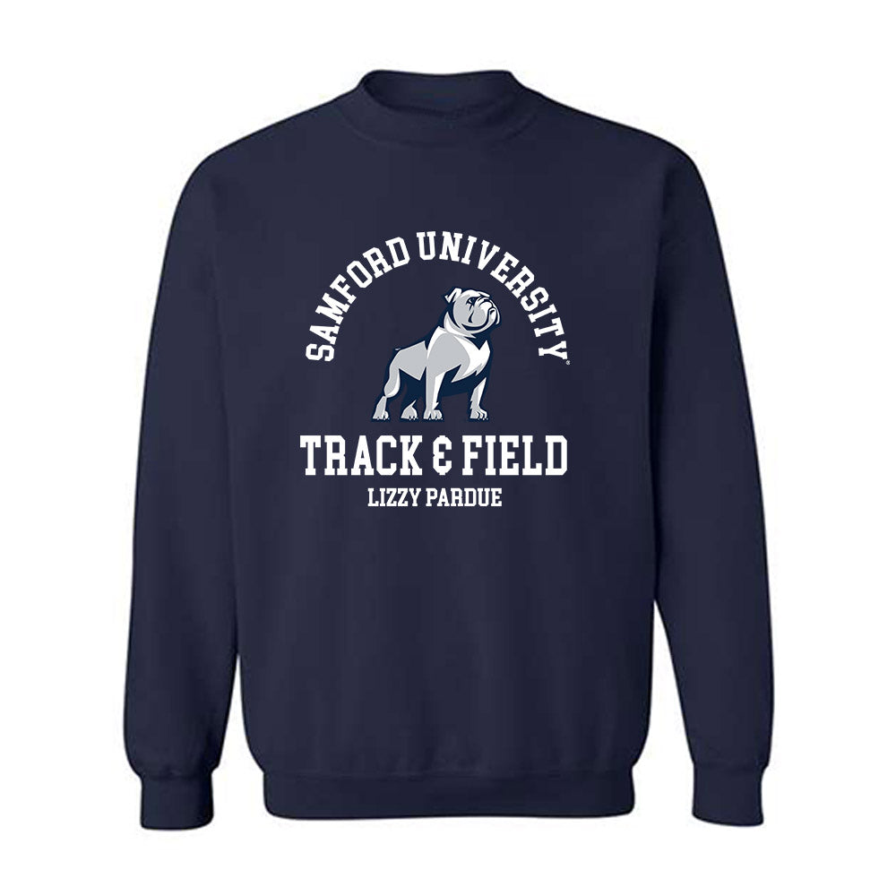 Samford - NCAA Women's Track & Field : Lizzy Pardue - Classic Fashion Shersey Crewneck Sweatshirt-0