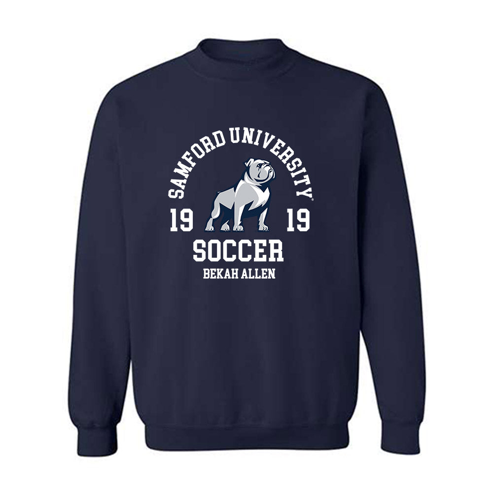 Samford - NCAA Women's Soccer : bekah allen - Classic Fashion Shersey Crewneck Sweatshirt-0