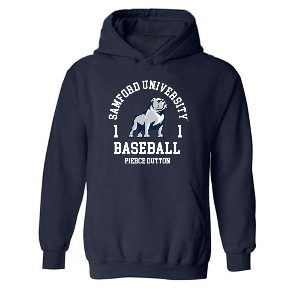 Samford - NCAA Baseball : Pierce Dutton - Classic Fashion Shersey Hooded Sweatshirt-0