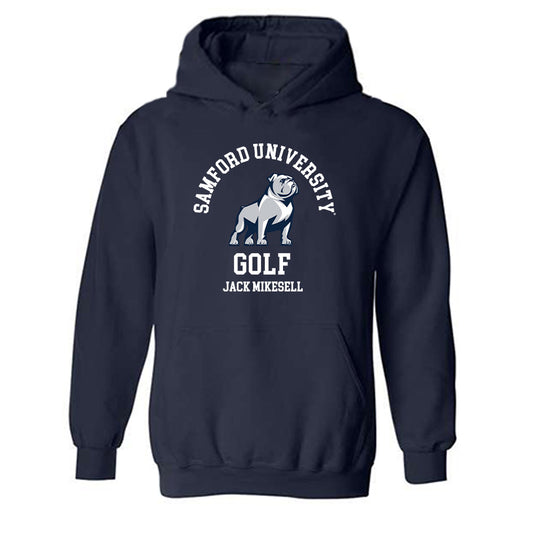 Samford - NCAA Men's Golf : Jack Mikesell - Classic Fashion Shersey Hooded Sweatshirt-0