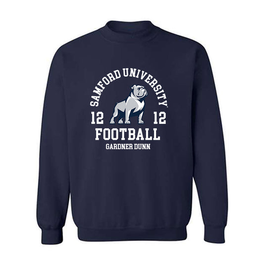 Samford - NCAA Football : Gardner Dunn - Classic Fashion Shersey Crewneck Sweatshirt-0