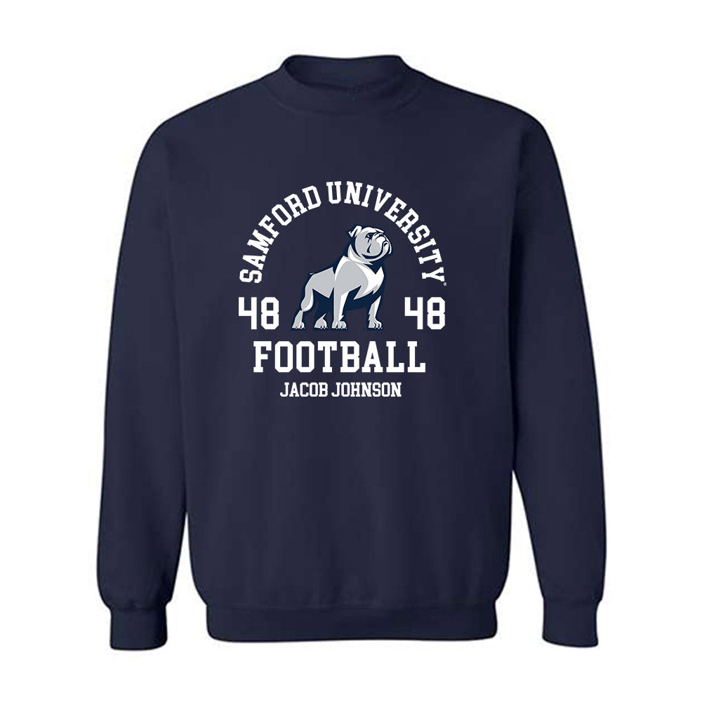 Samford - NCAA Football : Jacob Johnson - Classic Fashion Shersey Crewneck Sweatshirt-0