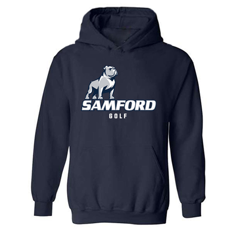 Samford - NCAA Men's Golf : Jack Mikesell - Classic Shersey Hooded Sweatshirt-0