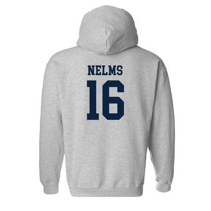 Samford - NCAA Baseball : Easton Nelms - Classic Shersey Hooded Sweatshirt-1