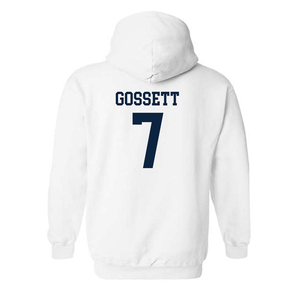Samford - NCAA Men's Basketball : JD Gossett - Classic Shersey Hooded Sweatshirt-1