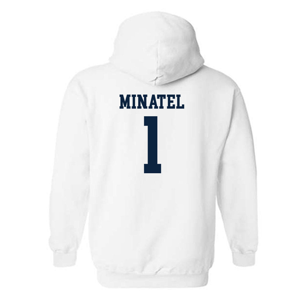 Samford - NCAA Women's Volleyball : Carly Minatel - Classic Shersey Hooded Sweatshirt-1