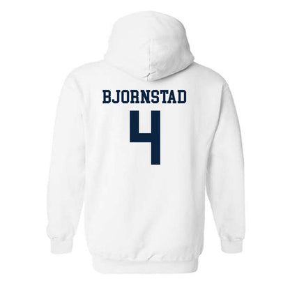 Samford - NCAA Men's Basketball : Judson Bjornstad - Classic Shersey Hooded Sweatshirt-1