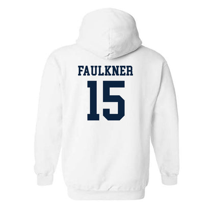 Samford - NCAA Men's Basketball : Dylan Faulkner - Classic Shersey Hooded Sweatshirt-1