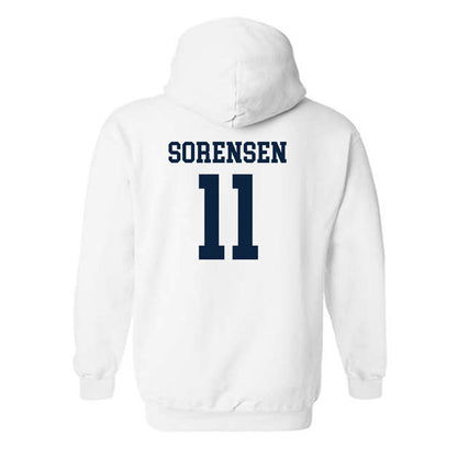 Samford - NCAA Women's Volleyball : Emma Sorensen - Classic Shersey Hooded Sweatshirt-1