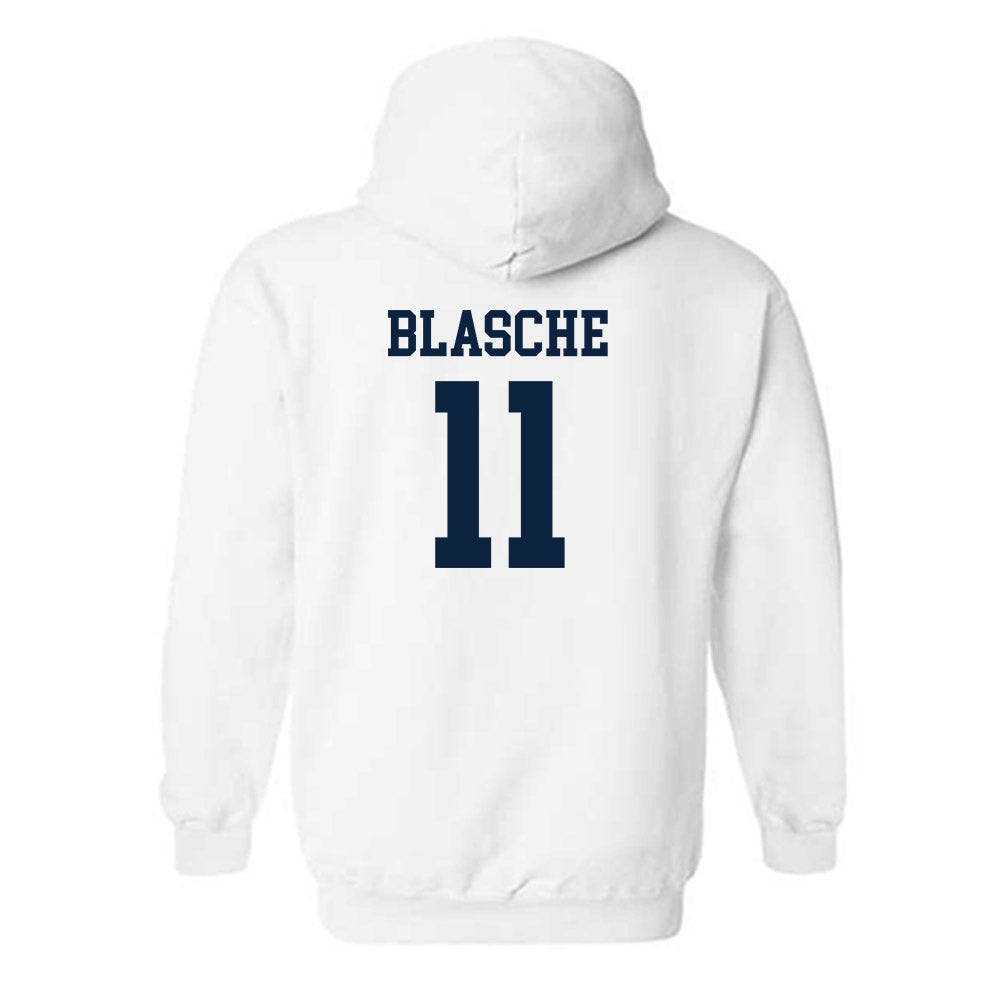Samford - NCAA Baseball : Mason Blasche - Classic Shersey Hooded Sweatshirt-1