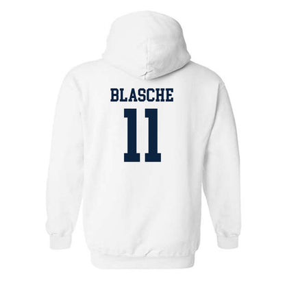 Samford - NCAA Baseball : Mason Blasche - Classic Shersey Hooded Sweatshirt-1