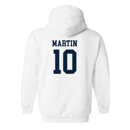 Samford - NCAA Men's Basketball : Kam Martin - Classic Shersey Hooded Sweatshirt-1
