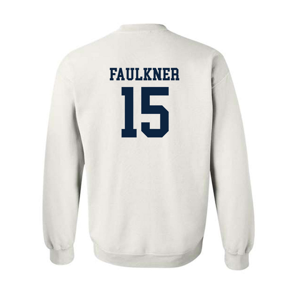 Samford - NCAA Men's Basketball : Dylan Faulkner - Classic Shersey Crewneck Sweatshirt-1