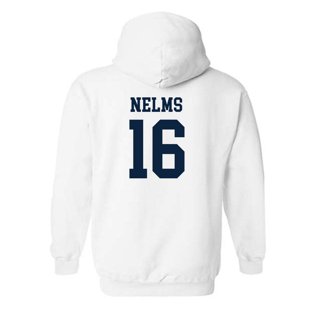 Samford - NCAA Baseball : Easton Nelms - Classic Shersey Hooded Sweatshirt-1