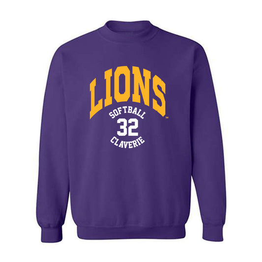 North Alabama - NCAA Softball : Aubrie Claverie - Classic Fashion Shersey Crewneck Sweatshirt-0