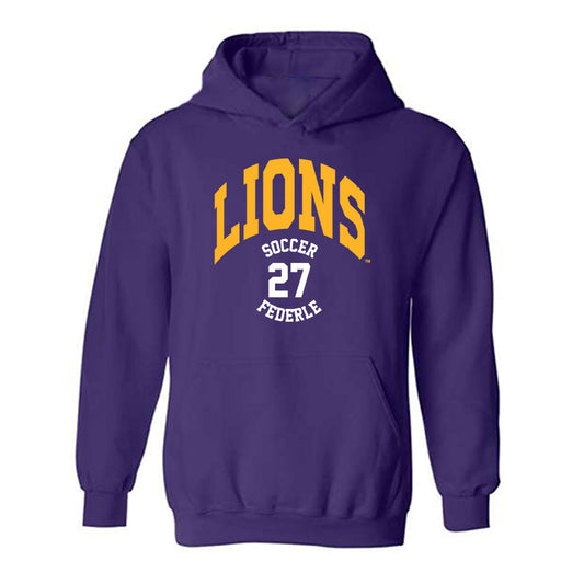 North Alabama - NCAA Women's Soccer : Carolyn Federle - Classic Fashion Shersey Hooded Sweatshirt-0