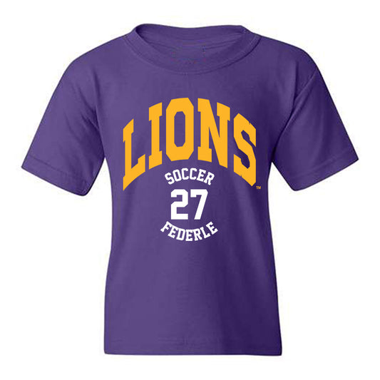 North Alabama - NCAA Women's Soccer : Carolyn Federle - Classic Fashion Shersey Youth T-Shirt-0