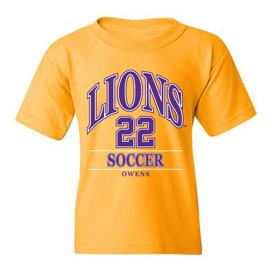 North Alabama - NCAA Women's Soccer : Alana Owens - Classic Fashion Shersey Youth T-Shirt-0