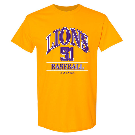 North Alabama - NCAA Baseball : Jake Boynar - Classic Fashion Shersey T-Shirt-0