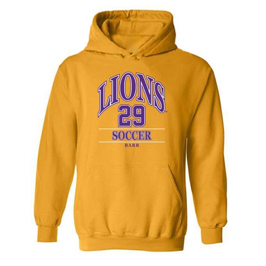 North Alabama - NCAA Women's Soccer : mya barr - Classic Fashion Shersey Hooded Sweatshirt-0