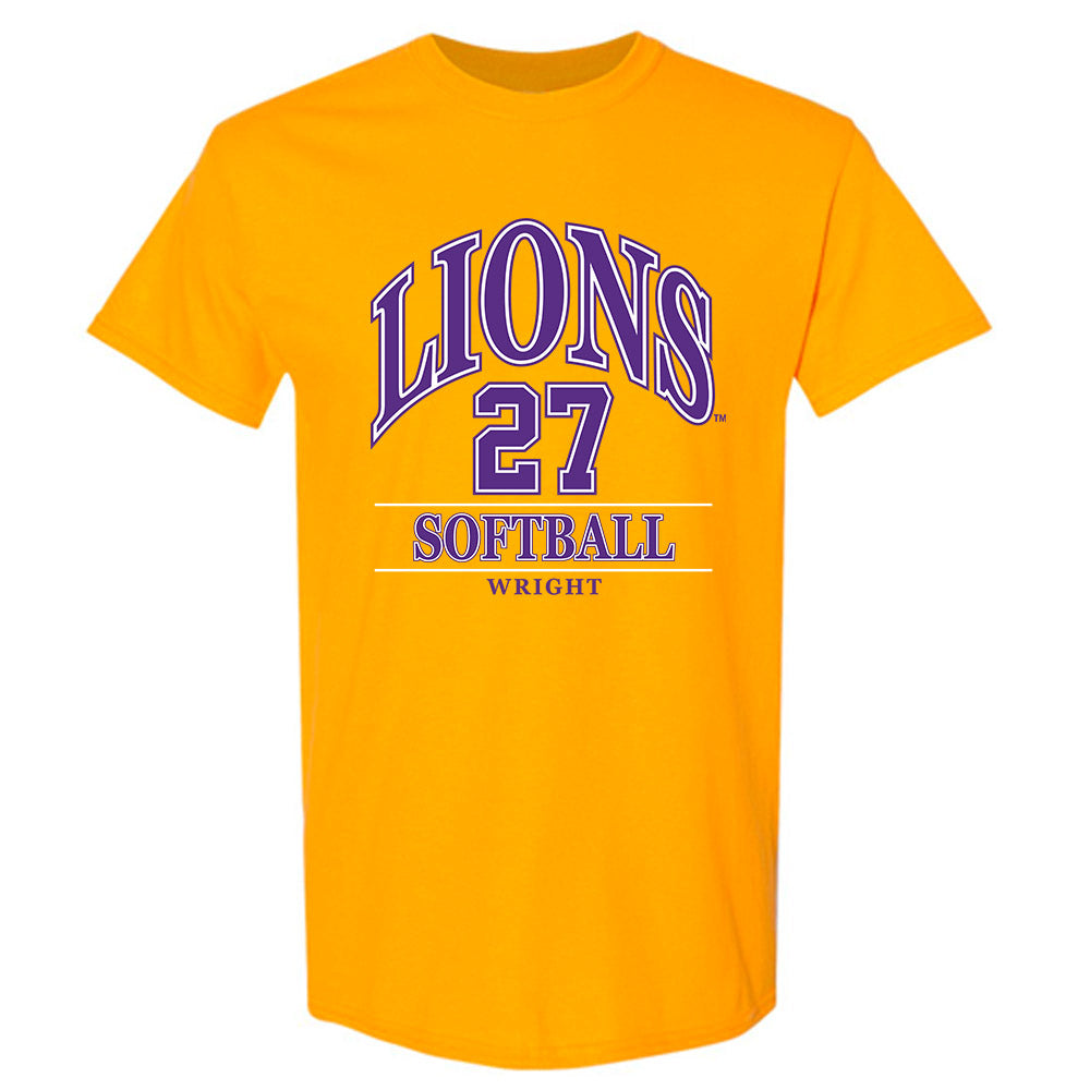 North Alabama - NCAA Softball : Claire Wright - Classic Fashion Shersey T-Shirt-0