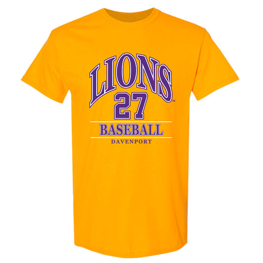 North Alabama - NCAA Baseball : Luke Davenport - Classic Fashion Shersey T-Shirt-0