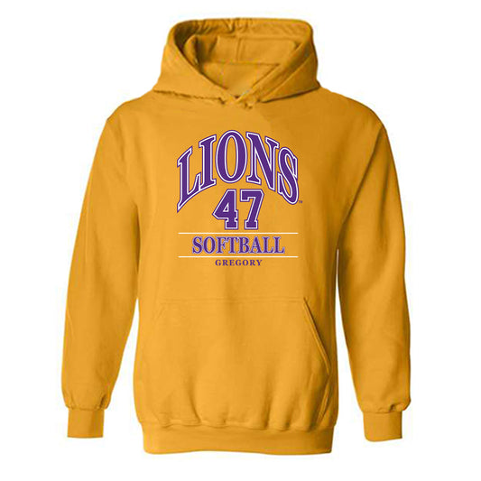 North Alabama - NCAA Softball : Grace Gregory - Classic Fashion Shersey Hooded Sweatshirt-0