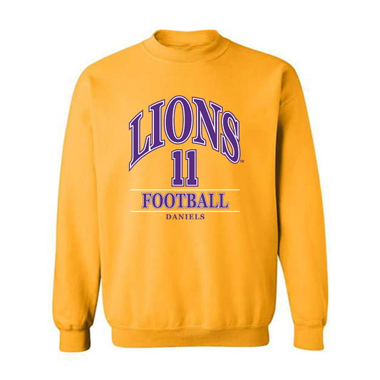 North Alabama - NCAA Football : Jalyn Daniels - Classic Fashion Shersey Crewneck Sweatshirt-0