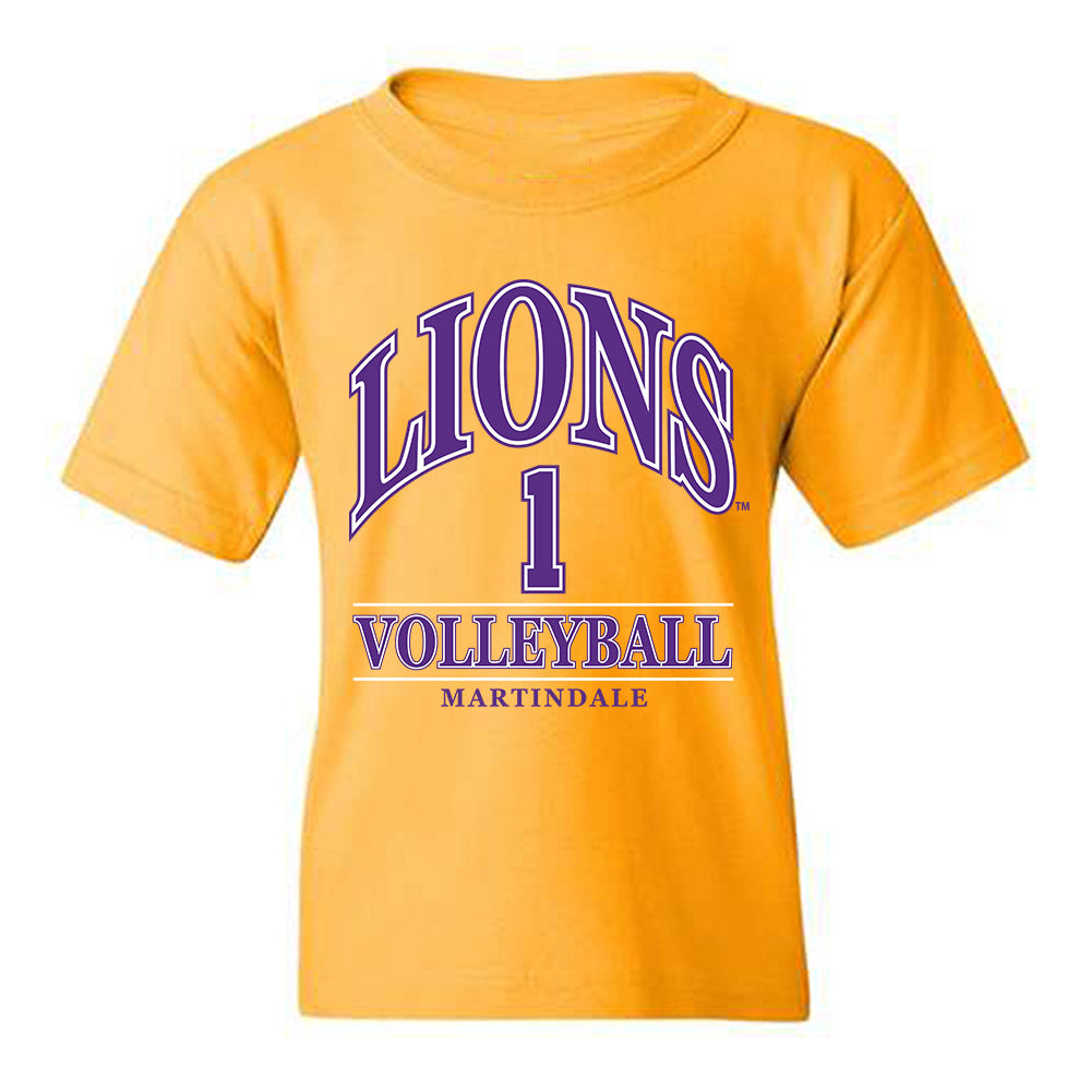 North Alabama - NCAA Women's Volleyball : Ava Martindale - Classic Fashion Shersey Youth T-Shirt-0