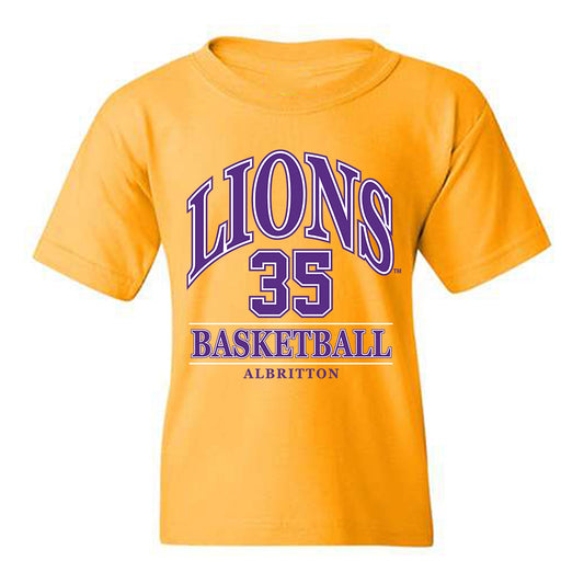 North Alabama - NCAA Men's Basketball : Jamal Albritton - Classic Fashion Shersey Youth T-Shirt-0