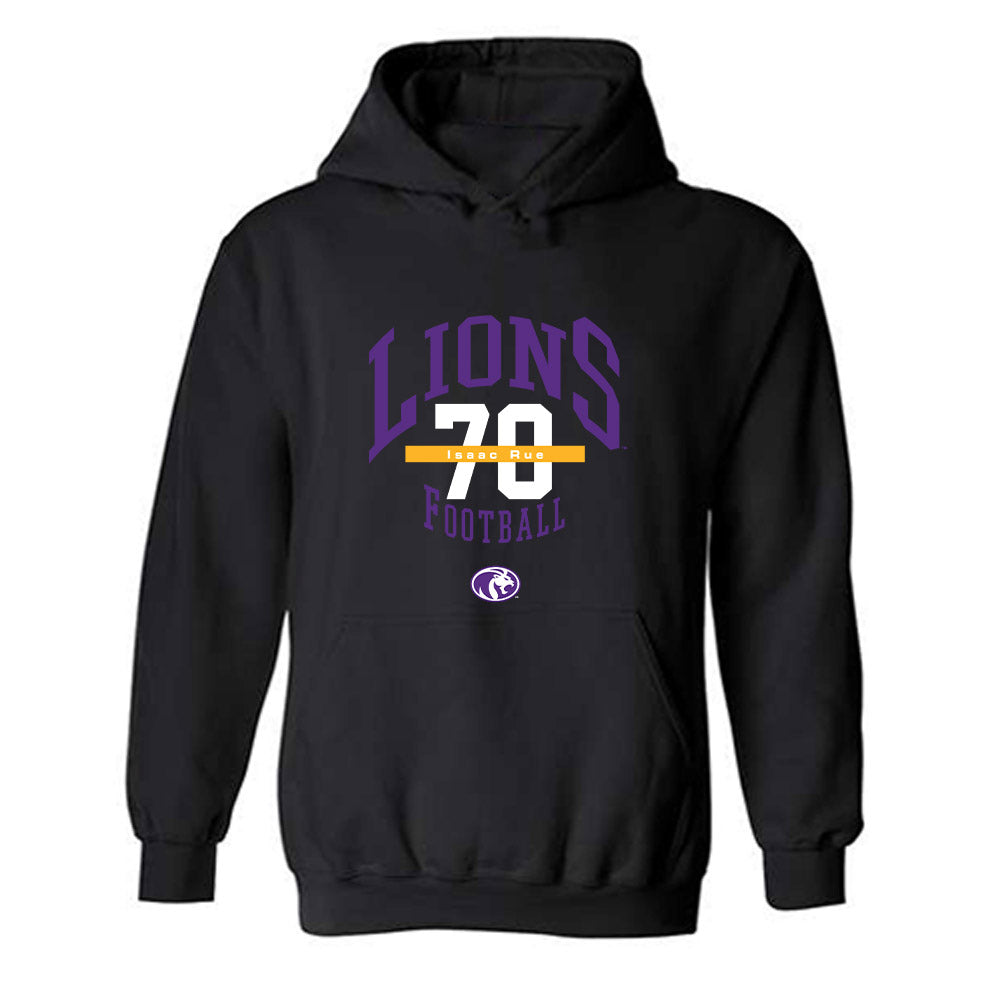 North Alabama - NCAA Football : Isaac Rue - Classic Fashion Shersey Hooded Sweatshirt-0