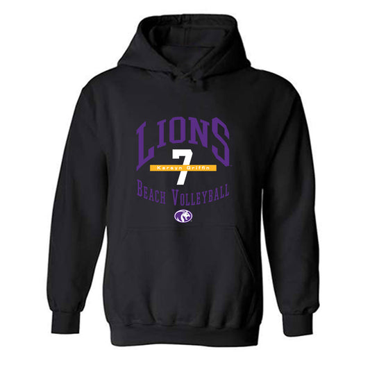 North Alabama - NCAA Beach Volleyball : Karsyn Griffin - Classic Fashion Shersey Hooded Sweatshirt-0