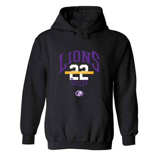 North Alabama - NCAA Women's Soccer : Alana Owens - Classic Fashion Shersey Hooded Sweatshirt-0