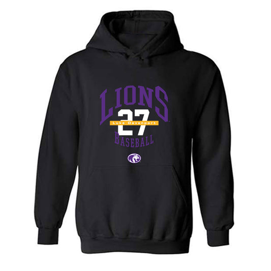 North Alabama - NCAA Baseball : Luke Davenport - Classic Fashion Shersey Hooded Sweatshirt-0
