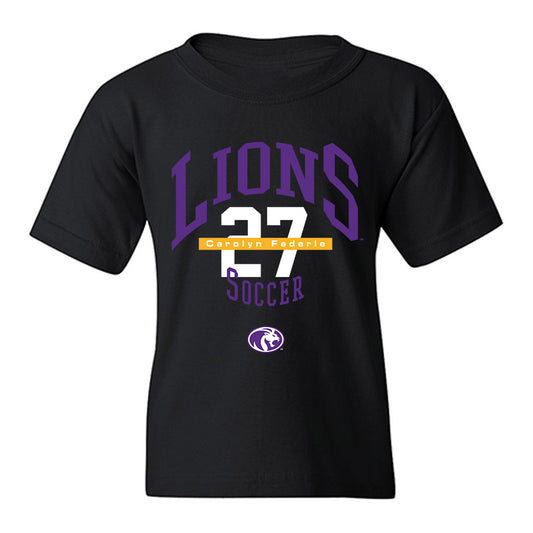North Alabama - NCAA Women's Soccer : Carolyn Federle - Classic Fashion Shersey Youth T-Shirt-0
