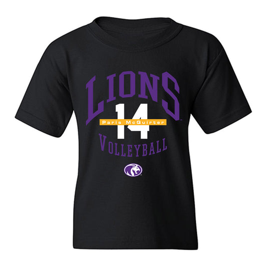North Alabama - NCAA Women's Volleyball : Paris McQuirter - Classic Fashion Shersey Youth T-Shirt-0