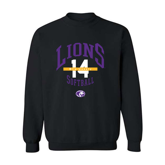 North Alabama - NCAA Softball : Ella Ussery - Classic Fashion Shersey Crewneck Sweatshirt-0