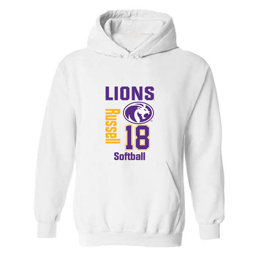 North Alabama - NCAA Softball : Kylei Russell - Classic Fashion Shersey Hooded Sweatshirt-0