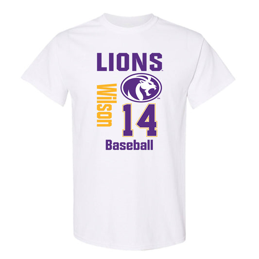 North Alabama - NCAA Baseball : Alex Wilson - Classic Fashion Shersey T-Shirt-0