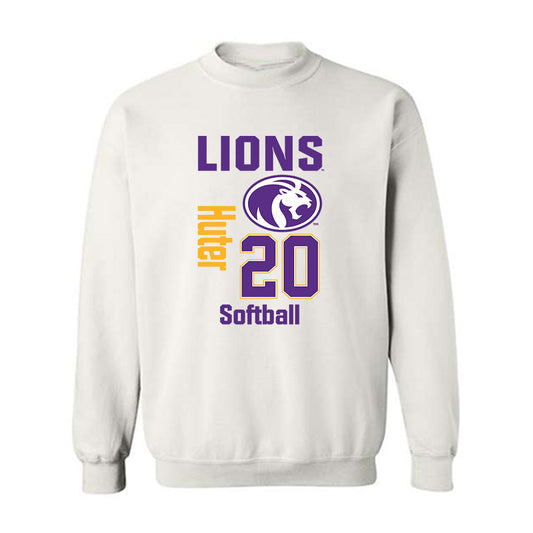 North Alabama - NCAA Softball : Livy Huter - Classic Fashion Shersey Crewneck Sweatshirt-0