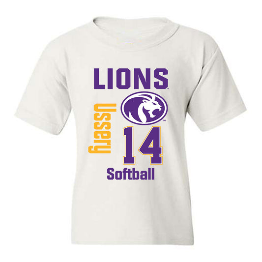 North Alabama - NCAA Softball : Ella Ussery - Classic Fashion Shersey Youth T-Shirt-0