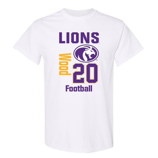 North Alabama - NCAA Football : John Austin Wood - Classic Fashion Shersey T-Shirt-0
