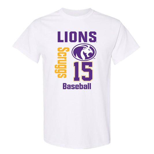 North Alabama - NCAA Baseball : Landon Scruggs - Classic Fashion Shersey T-Shirt-0