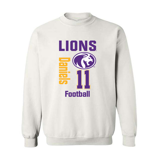 North Alabama - NCAA Football : Jalyn Daniels - Classic Fashion Shersey Crewneck Sweatshirt-0