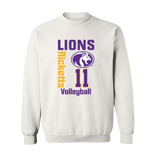 North Alabama - NCAA Women's Volleyball : Reese Ricketts - Classic Fashion Shersey Crewneck Sweatshirt-0