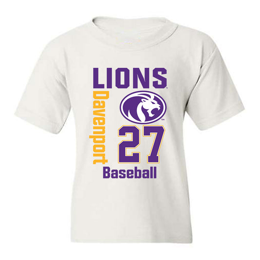 North Alabama - NCAA Baseball : Luke Davenport - Classic Fashion Shersey Youth T-Shirt-0