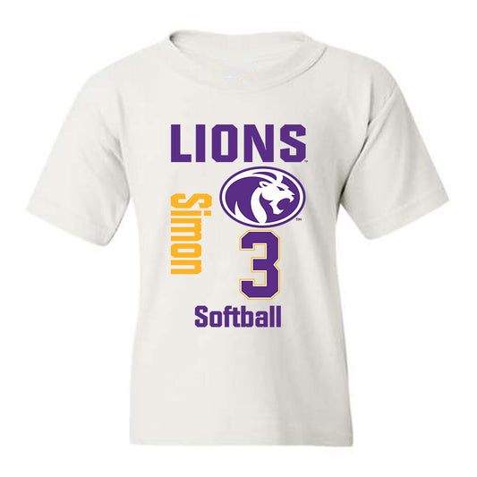 North Alabama - NCAA Softball : Emily Simon - Classic Fashion Shersey Youth T-Shirt
