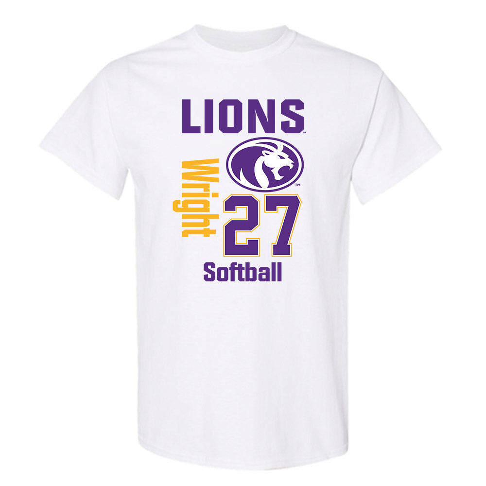 North Alabama - NCAA Softball : Claire Wright - Classic Fashion Shersey T-Shirt-0